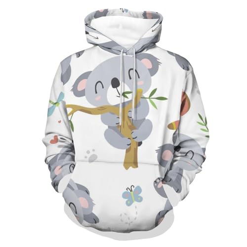 Hoody sweatshirt pull confortable et original avec motif raton laveur