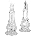 Belleek Pottery Galway Crystal Ashford Salt and Pepper Shaker Set ,7.5-Inch , Clear , Set of 1