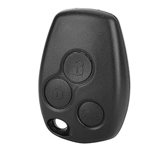 Car Key Fob Case, Car 3 Button Remote Key Fob Shell Case Fit for Renault Logan Sandero Clio Fluence Vivaro Master