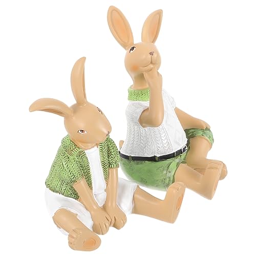 Figurines de lapin résistantes aux intempéries pour sublimer votre pelouse