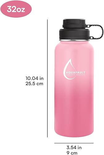 Miniatura 9 de Botella de agua con infusor de frutas de acero inoxidable de 32 onzas, sin BPA, a prueba de fugas, fácil de limpiar, botella deportiva reutilizable