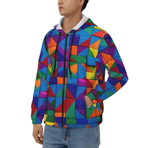Sweat à capuche pour hommes contre le froid matinal avec zip ajustable - 2