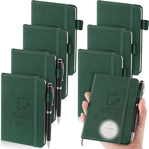 Resholder 8 Packs Waterproof Notebook 4" x 6" Stone Paper