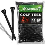 WHAMZ33 W Professional Wooden Golf Tees 2 3/4 inch Tee Pack of 100 Golf Tee