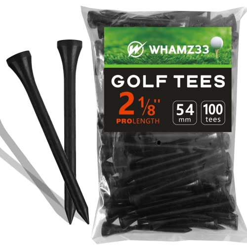 WHAMZ33 W Professional Wooden Golf Tees 2 3/4 inch Tee Pack of 100 Golf Tee