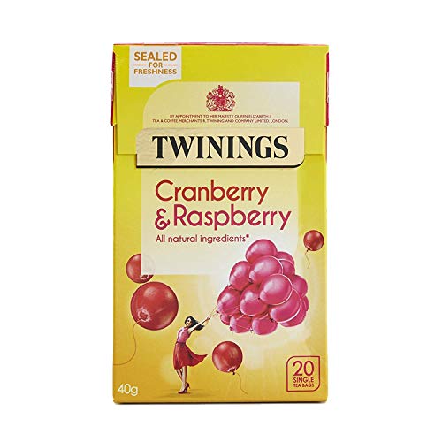 Twinings Cranberry & Raspberry Green Tea, 1.41 Oz 40 G (B087QV9ZM3) Amazon Price History, Amazon Price Tracker