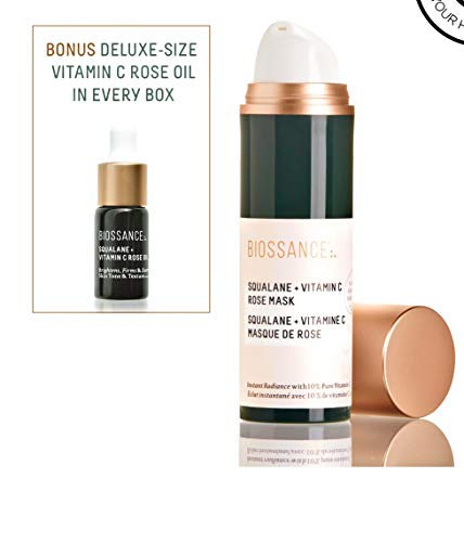 Biossance Squalane + Vitamin C Rose Mask