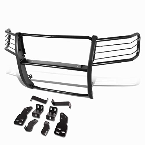 Mild Steel Front Bumper Headlight Grille Brush Guard Compatible with 07-13 GMC Sierra 1500