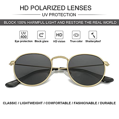 NIDOVIX Kids Polarized Sunglasses Classic Metal Frame for Baby Boys Girls Age 0-18, Three Sizes, 100% UV Protection4