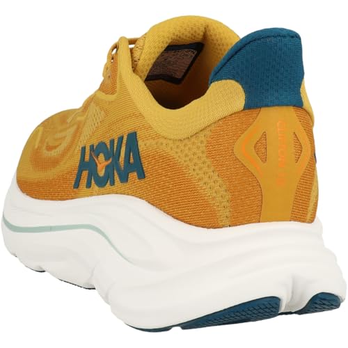HOKA Hoka Men's Clifton 10 Yellow Gold/Tidal Wave 7 Medium