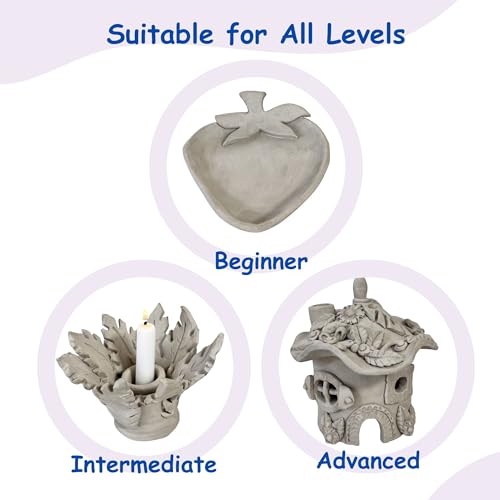 Argile de poterie sans cuisson solide et résistante pour sculpter - 8