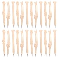 Tofficu 20pcs Bone Ballpoint Pen Skeleton Finger Pens 0.7mm Blue Ink Novely Bone Design Ballpiont Pens for Halloween Party Artist Doctot Nurse Office School