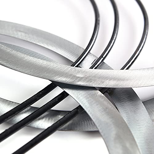 Empire Art Direct "Flowing Wall Art Hand Painted Etched Metal Wall Sculpture,Ready to Hang,Living Room,Bedroom & Office 46.9" x 25.2" x 1.2", Grey,metallic