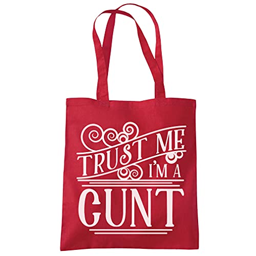 Image of Trust Me I'm a C t - Tote Shopping Bag - See You Next Tuesday One size red