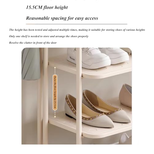 Étagère à chaussures en fer robuste pour un rangement vertical chic - 6