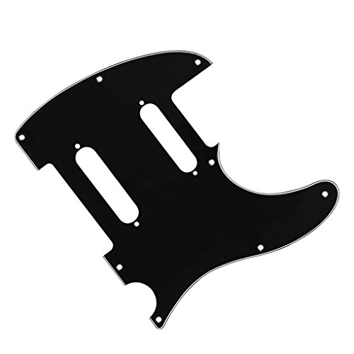 IKN Plaque à gratter avant pour guitare 8 trous SS Pickguard avec vis de montage pour style Tele Nashville standard, 3… - Les Beatles, Paul McCartney, John Lennon, RIngo Starr, George Harrison IKN Plaque à gratter avant pour guitare 8 trous SS Pickguard avec vis de montage pour style Tele Nashville standard, 3… – Image 6