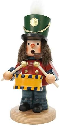 German Incense Smoker Drummer - 19,5 cm / 8 inch - Authentic German Erzgebirge Smokers - Christian Ulbricht