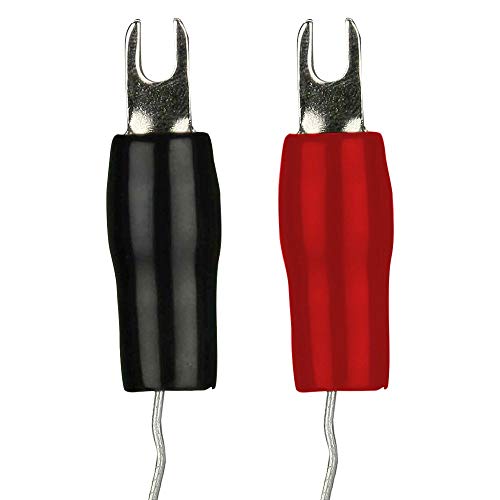 Installbay - Barrier Spade Terminal 4 Gauge #10 Nickel - 5 Red 5 Blk (US410)