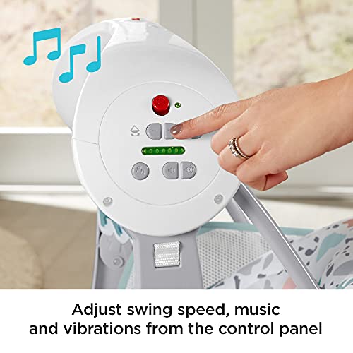 Fisher-Price Deluxe Take-Along Swing & Seat - Pacific Pebble portable swing and stationary chair for infants - Afbeelding 3