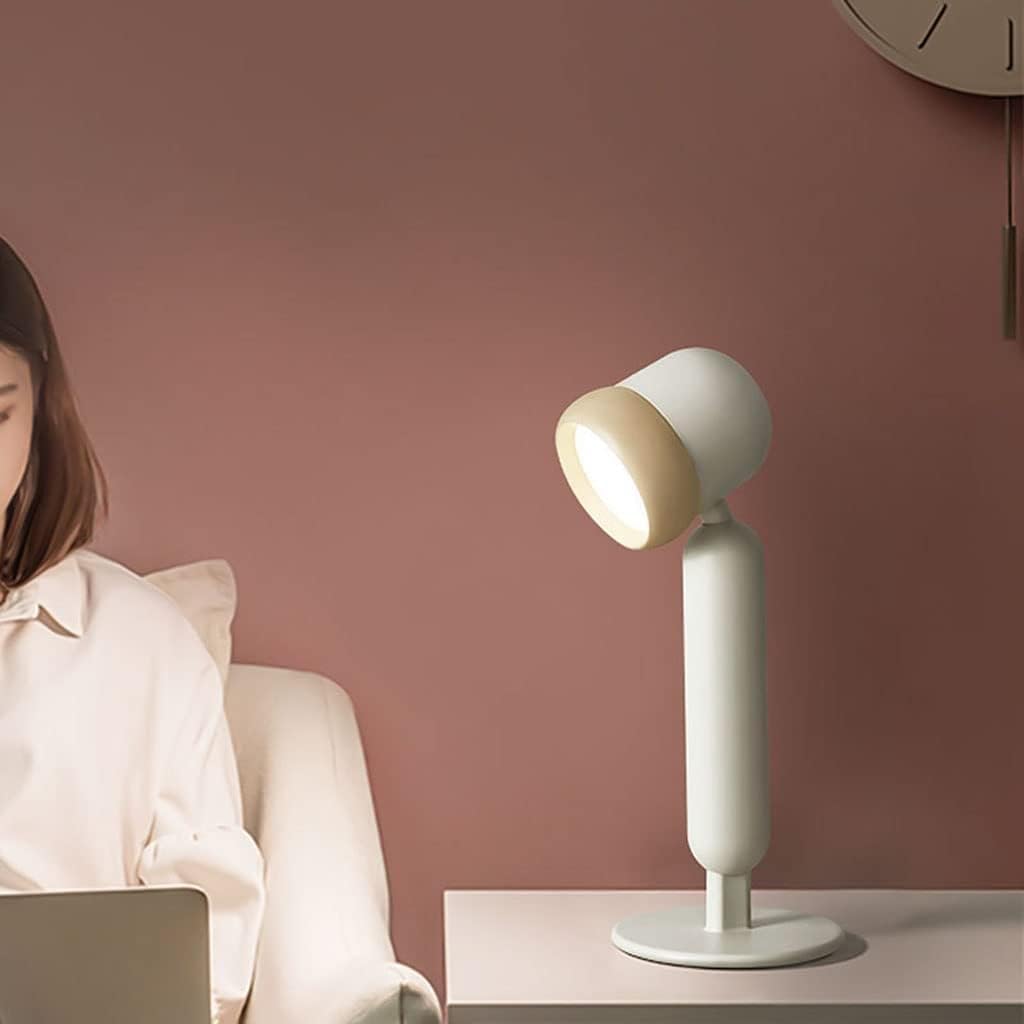Nightstand Lamp Abs Eye Protection Desk Lamp Touch Design USB Charging Reading Lamp Suitable for Bedroom Bedside Reading Lamp