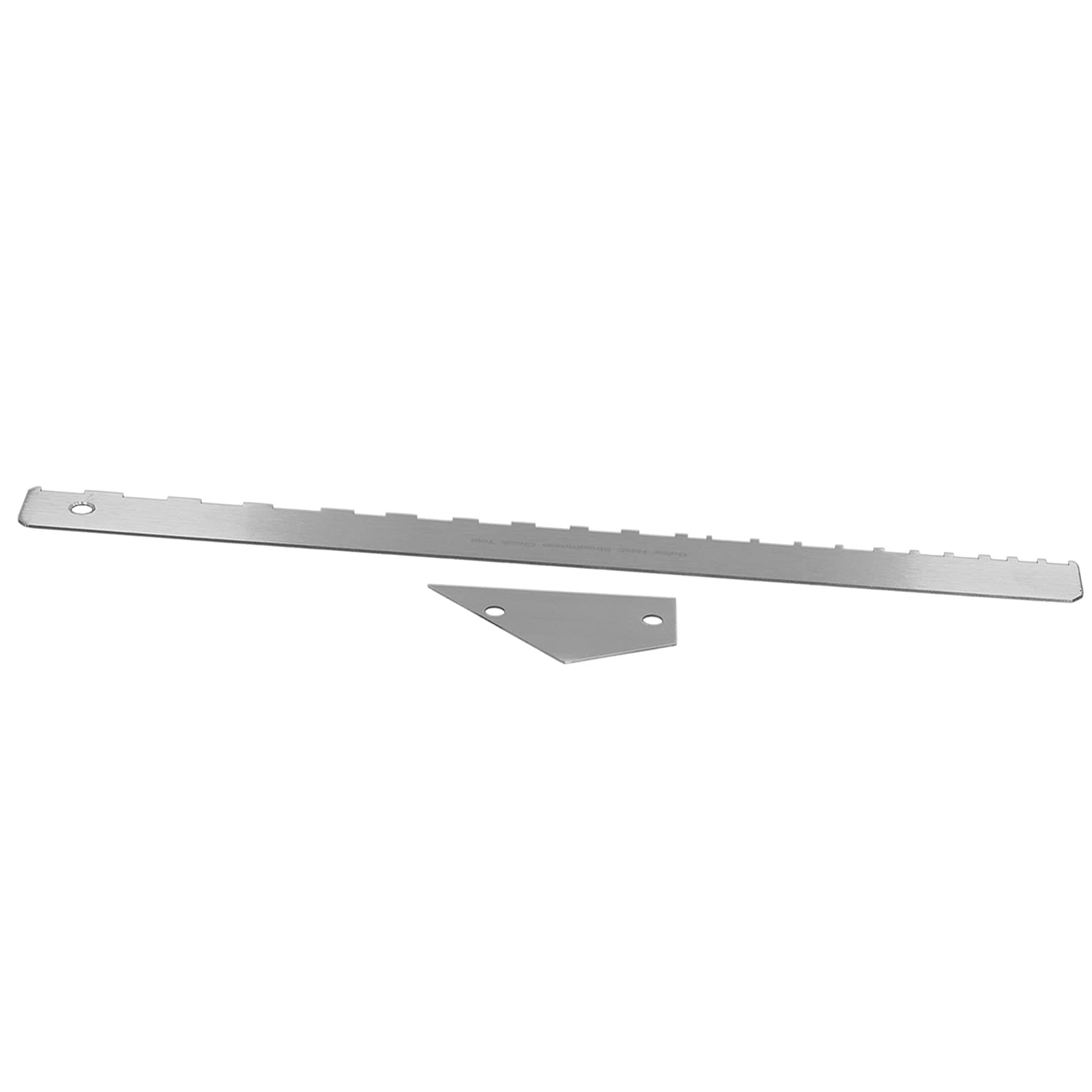 Set di Righelli per Collo di Chitarra Misurazione Accurata Righello di Livellamento Dentellato Strumento per Liutai per Basso Elettrico per Chitarra