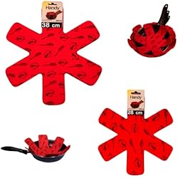 Separador Sartenes Silicona Protector De Ollas Y Sartenes Antideslizante. Separador De Ollas para Proteccion De Paellas Platos Utensilios De Cocina Cazuelas y vajilla de Loza