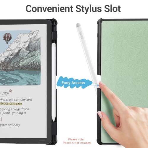 Image of CoBak Case for 11 inch Kindle Scribe 3rd Generation 2025, Kindle Scribe Colorsoft - All New PU Leather Cover with Auto Sleep Wake, Pen Holder for Scribe 11 inch 2025 Released