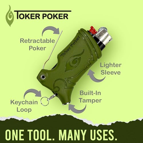 Toker Poker Mini Bic estuche llavero herramienta camping miniatura 2