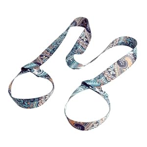 1-pack yoga mat strap，Adjustable Yoga Mat Carrying Strap Sling – Lightweight Fitness Exercise and Pilates Straps with Back Padding for All Mat Sizes (Mat Not Included)