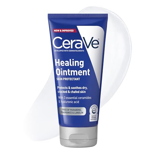 CeraVe Healing Ointment, Hydrating Skin Protectant With Petrolatum, Hyaluronic Acid & Ceramides,...