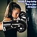 Piaoyu Boxing Gloves Men Women Black Sparring Gloves Martial Arts Training Equipment for Boxing Muay Thai MMA Kickboxing (Black,12oz)