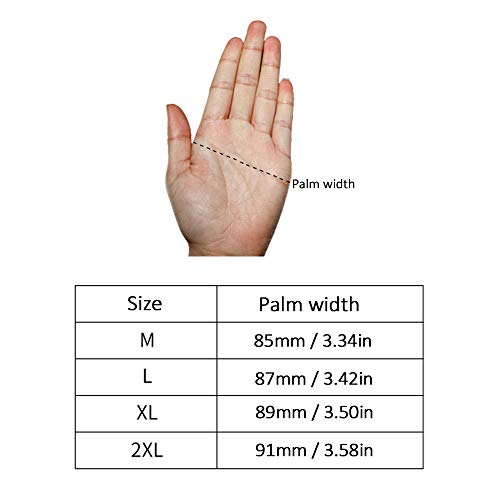 Luvas de Ciclismo, Andoer Luvas de ciclismo para esportes ao ar livre para BTT para bicicleta e moto