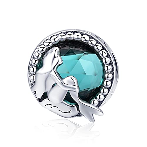 Dije sirena para pulsera el regalo de joyería DIY ideal para mujeres