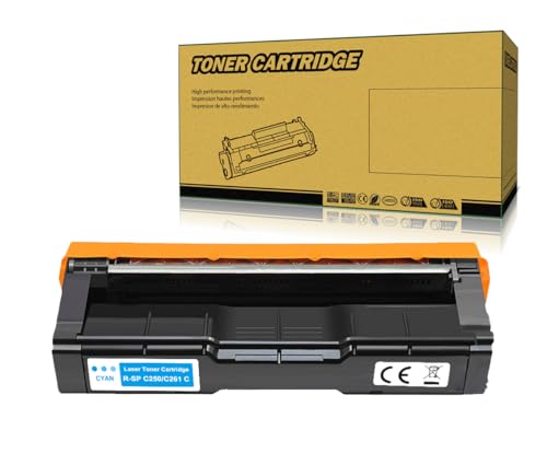 Toner Ricoh SP C250 cyan compatible Okra 407544 pour imprimante Aficio SP C250DN