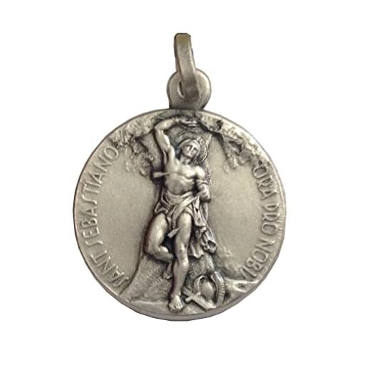 I G J Medalla de San Sebastian de Plata Maciza 925