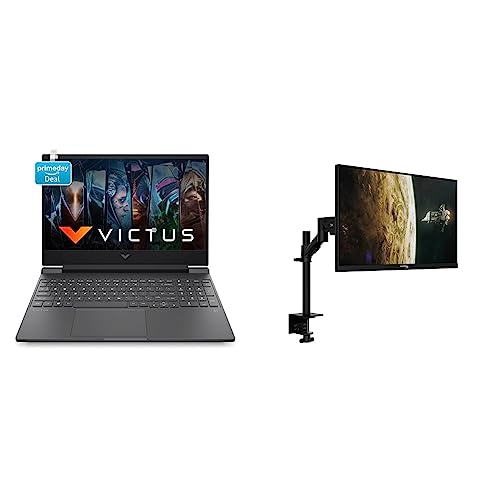 Image of HP Victus Gaming 12th Gen Intel Core i5 12450H Processor 15.6 inch(39.6 cm) FHD Gaming Laptop & HyperX Armada 25 FHD Gaming Monitor (64V62AA#ACJ)