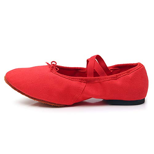 Chaussures de danse latines salsa HROYL pour femme à semelle souple MF-TS