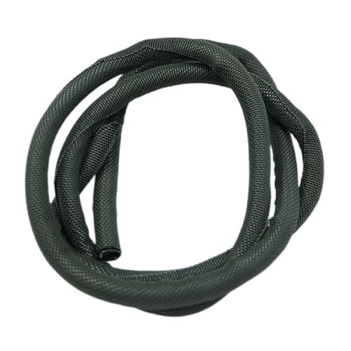 Samozamykająca się osłona kablowa 1 m–5 m | Oplot PET o szerokości 3–60 mm, rozszerzalny, do automatycznego zarządzania przewodami i ochrony przewodów(Army Green,5MM_1M)