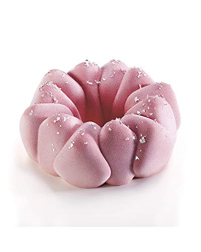 Pavoni Moule Silicone Nevada Fleur Résistant à la Rouille Passe au Congélateur 1.15L
