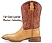 Cowboy Boots For Men - Mens Square Toe Western Boot,Oil/Slip Resistant,Durable Fashionable Classic Pull on 10 Inch Wellington Boots - Soft Toe Work Boots