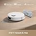DREAME D20 Plus Robot Vacuum and Mop, 13,000Pa Suction, Self-Emptying with 5L Dust Bag, DuoBrush for Pet Hair, LDS Mapping, App & Voice Control, 5200mAh Battery, Ideal for Hard Floors & Carpets