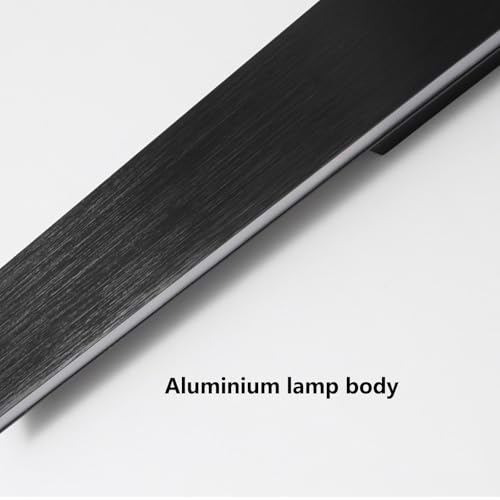 Aplique LED de pared rectangular moderno blanco con luz cálida de 36cm para baño 2