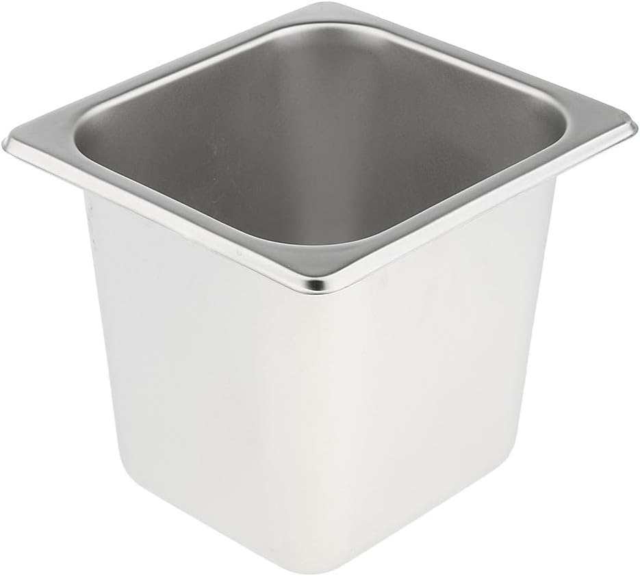 1Pc Special Steam Table Pan 1/6 Size 15cm Deep INOX