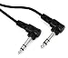 Hosa CSS-105RR Right Angled 1/4" TRS Balanced Interconnect Cable, 5 feet