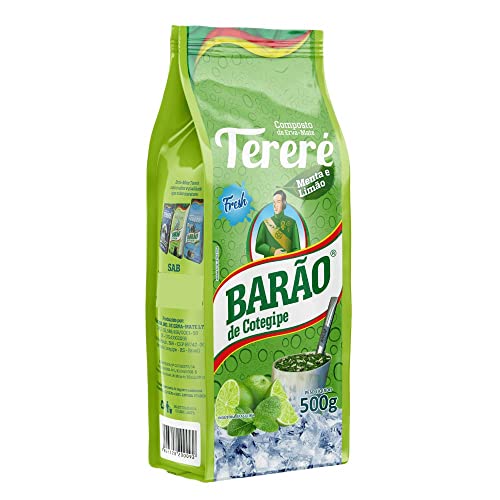 Erva Mate Para Tereré Menta E Limão Fresh Barão 500 g