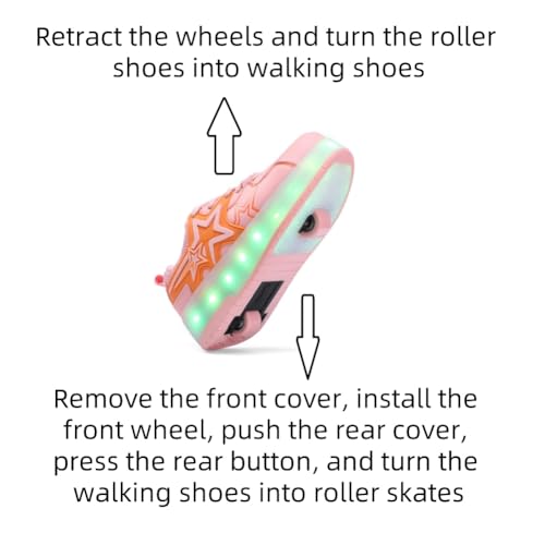 Roller Shoes for Kids Boys Girls Fashion Fun Wheels Sneakers Children Roller Skate Shoes3