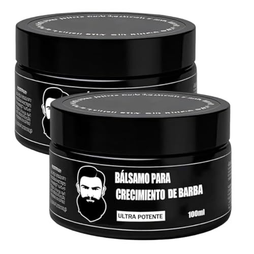 Bálsamo Ultra Fuerte para el Crecimiento de la Barba, Estimulador de Barba, 100 ml / 3.5 oz