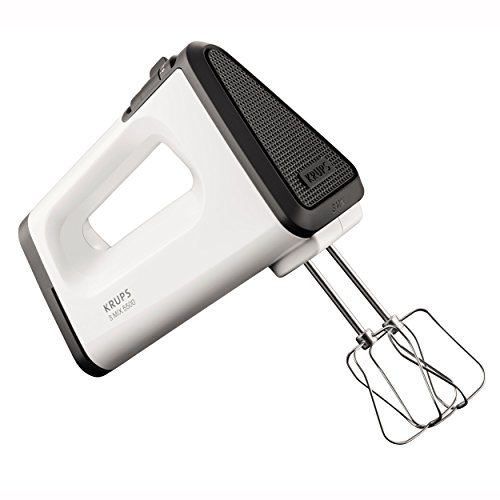 Krups 3 MIX 5500 + Handmixer GN5041 | 500 W | 5 Geschwindigkeiten + Turbo- & Auswurftaste | ergonomischer Griff des… – Bild 3