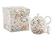 Delton Products Porcelain Tea for One, Kittens and Puppy Pattern, Arrives in Matching Keepsake Box