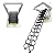 TECHTONGDA Attic Ceiling Ladder, 12-Step Pull Down Attic Stairs, 9.84ft Folding Loft Ladder, 660lbs Capacity Folding Stairs, 31.5'' x 39.4'', Ideal for Garage Attics, Storage Rooms, Pure Black